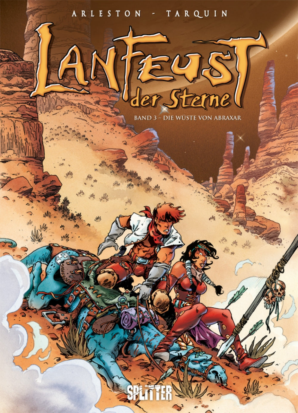 Lanfeust der Sterne 3 – Die Wüste von Abraxar – Cover