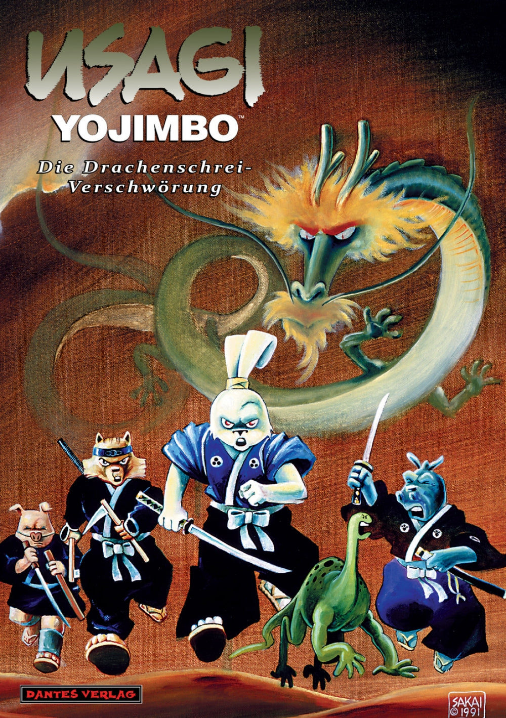 Usagi Yojimbo 4 – Die Drachenschrei-Verschwörung – Cover