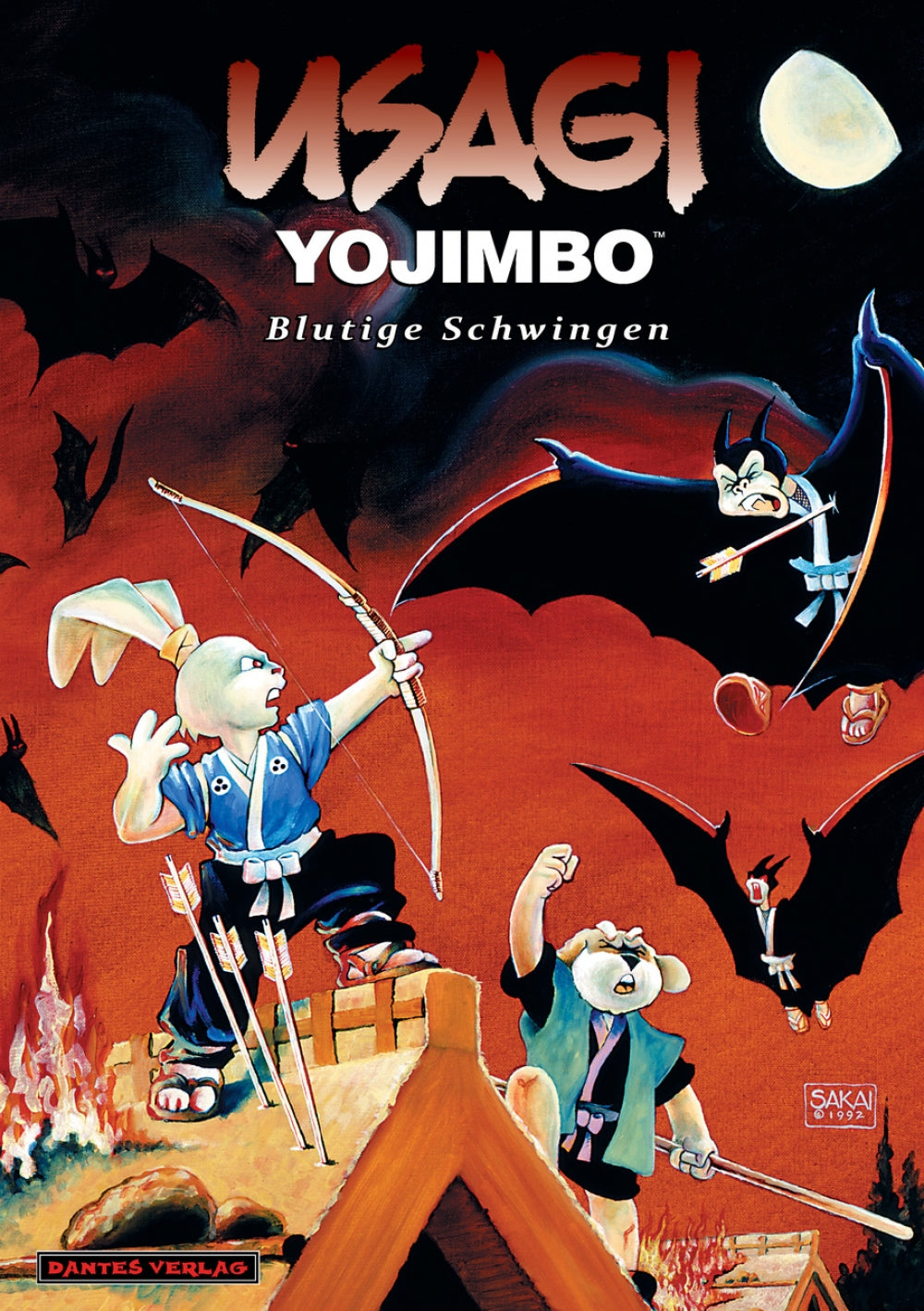 Usagi Yojimbo 5 – Blutige Schwingen – Cover