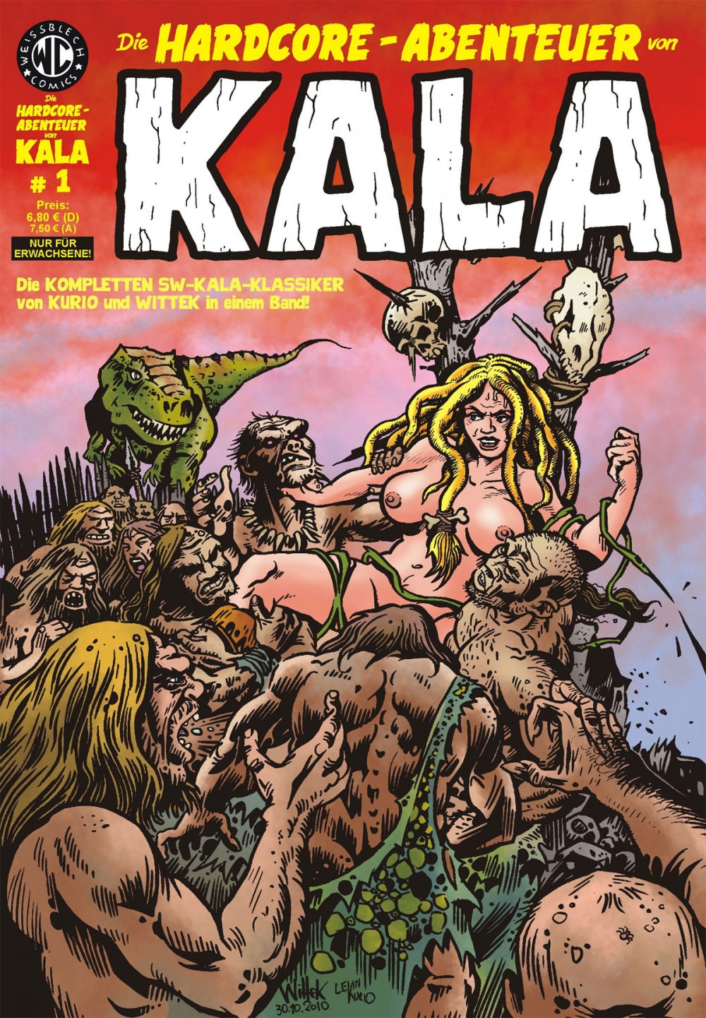 Cover Die Hardcore-Abenteuer von Kala – Weissblech