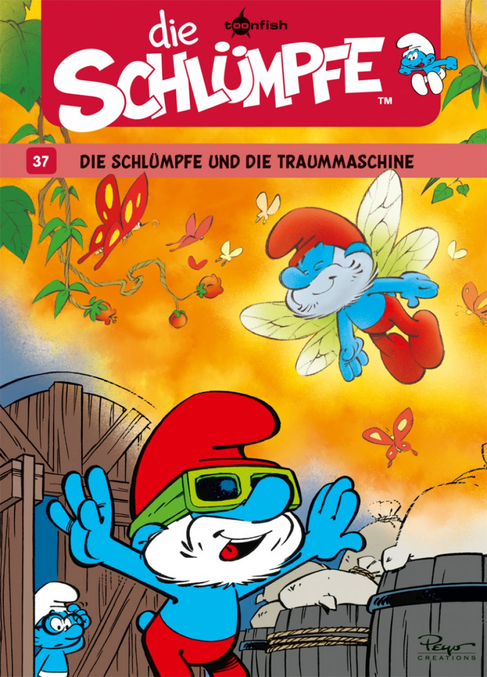 Cover Die Schlümpfe 37 – Die Schlümpfe und die Traummaschine – toonfish