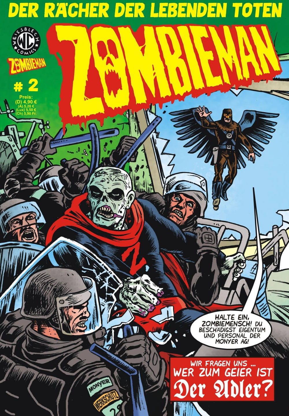 Cover Zombieman 2 – Weissblech
