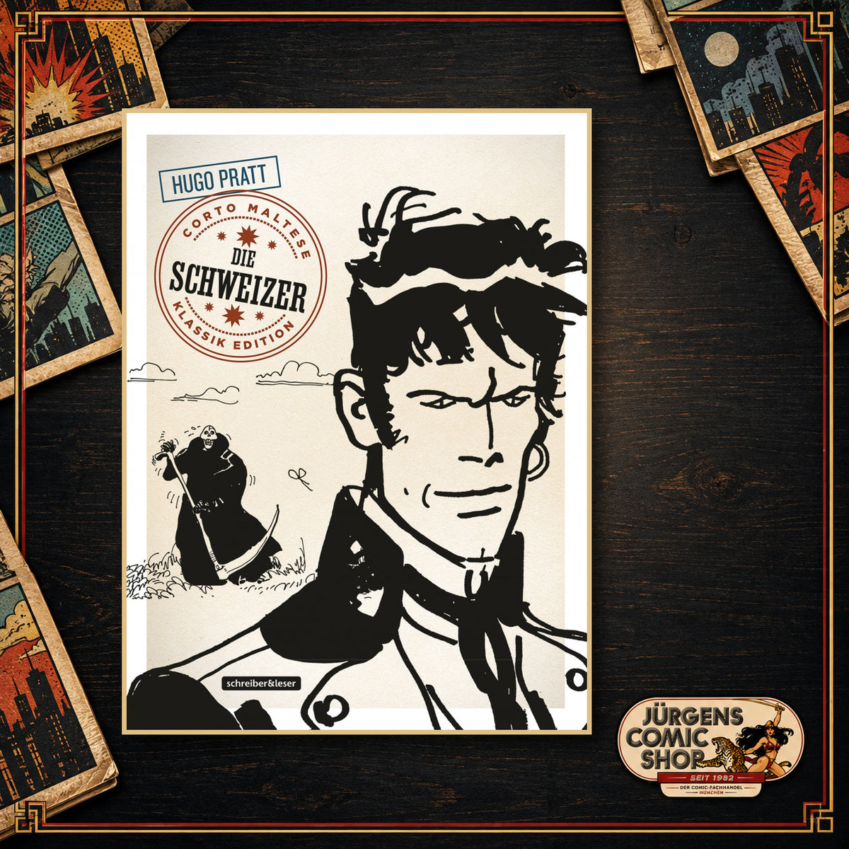Corto Maltese 11 (s/w) Klassik Edition – Die Schweizer