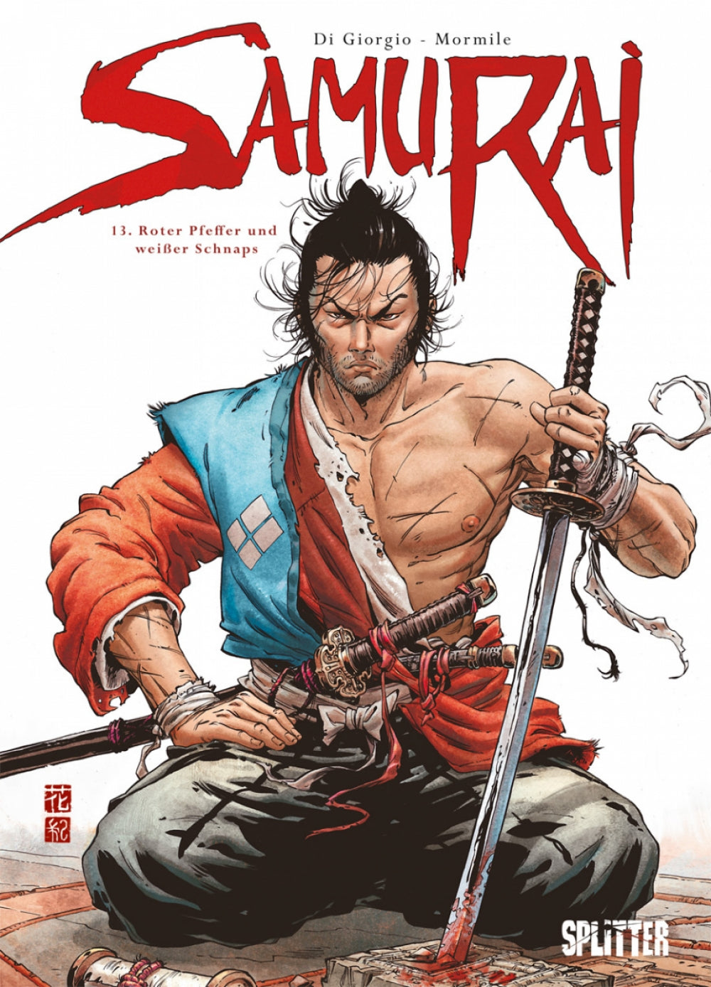 Samurai 13 – Roter Pfeffer und weißer Schnaps – Cover
