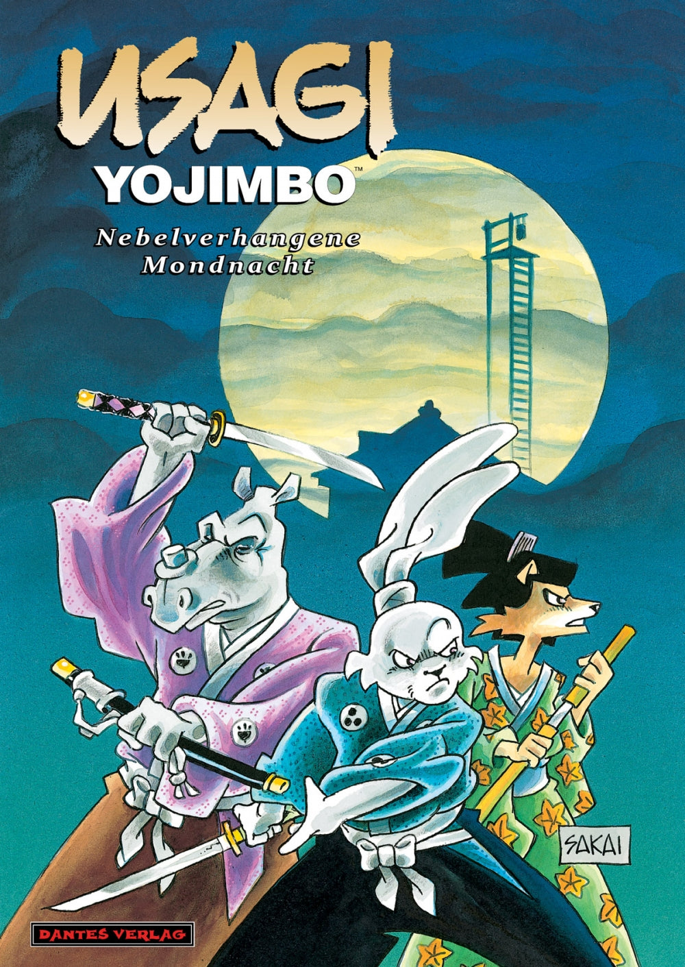Usagi Yojimbo 16 – Nebelverhangene Mondnacht – Cover