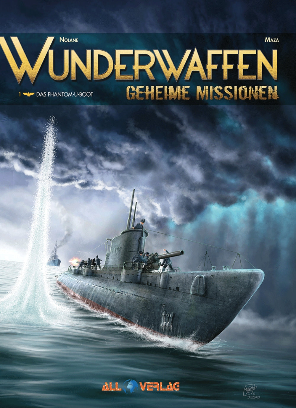Wunderwaffen - Geheime Missionen 1 – Das Phantom-U-Boot – Cover