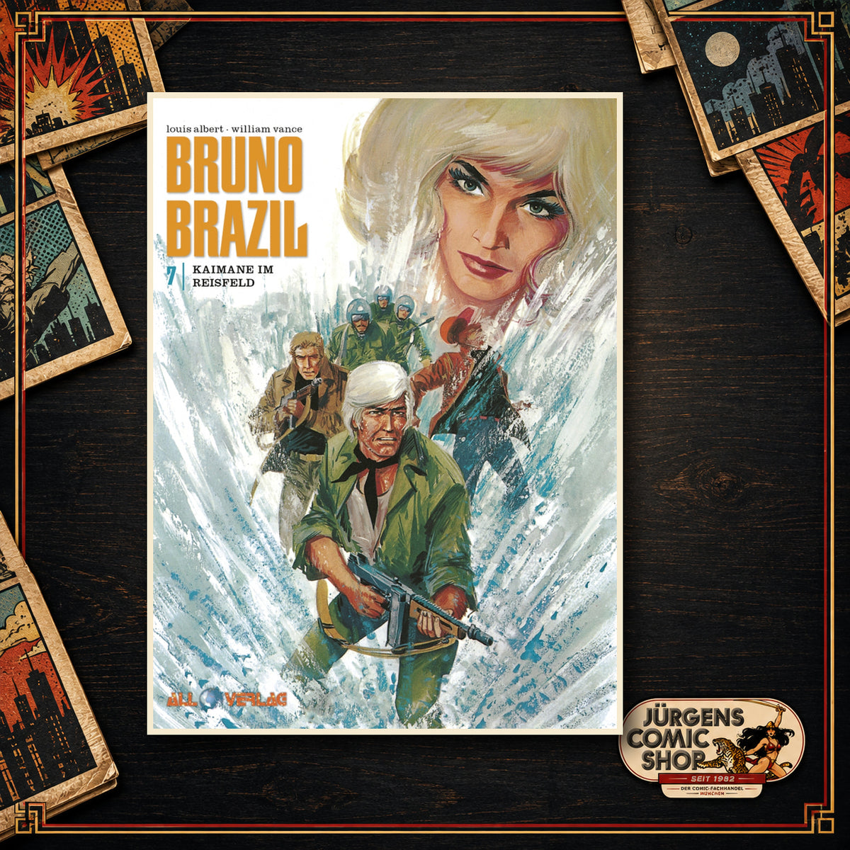 Bruno Brazil 07 – Kaimane im Reisfeld
