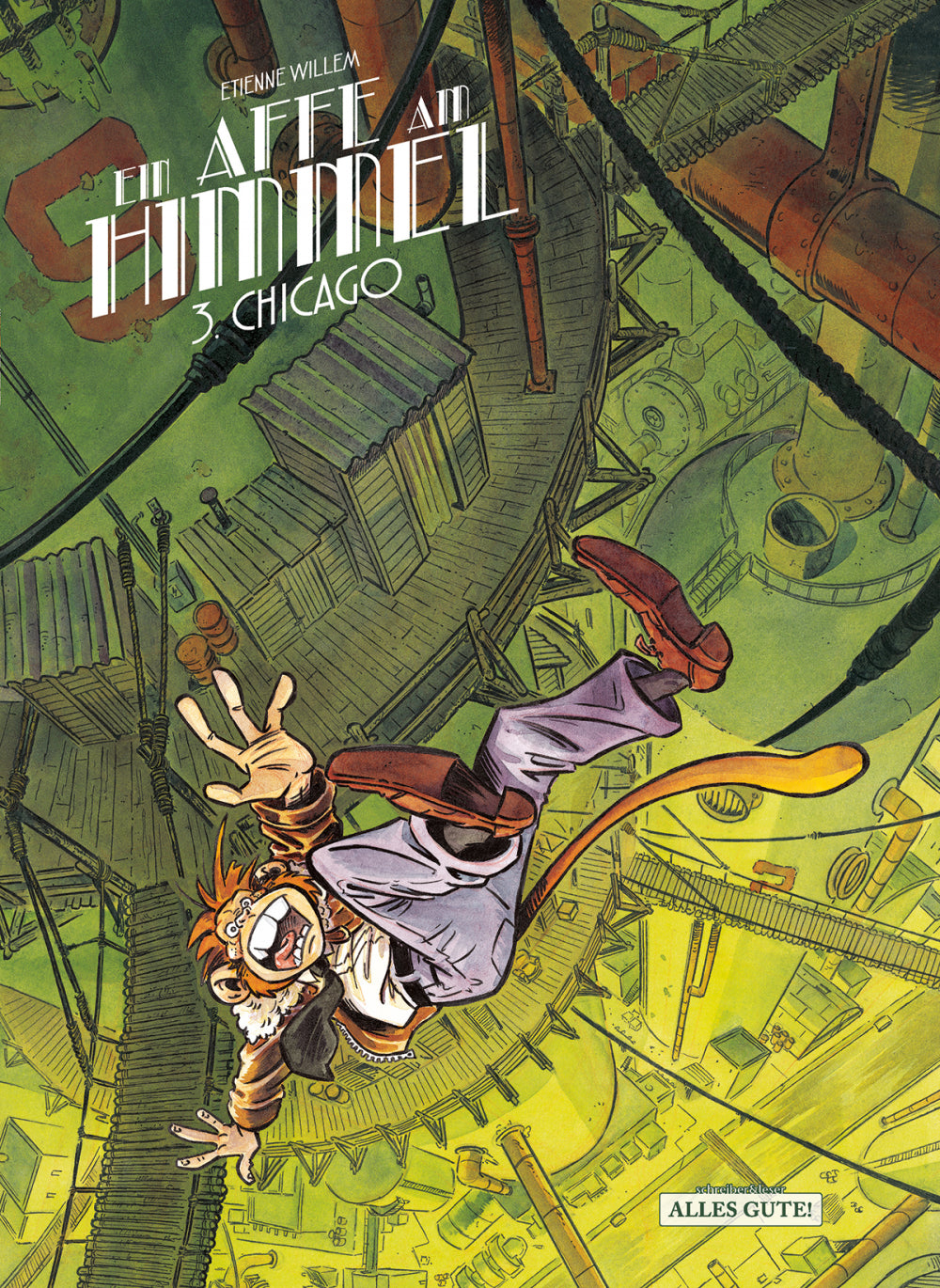 Ein Affe am Himmel 3 – Chicago – Cover