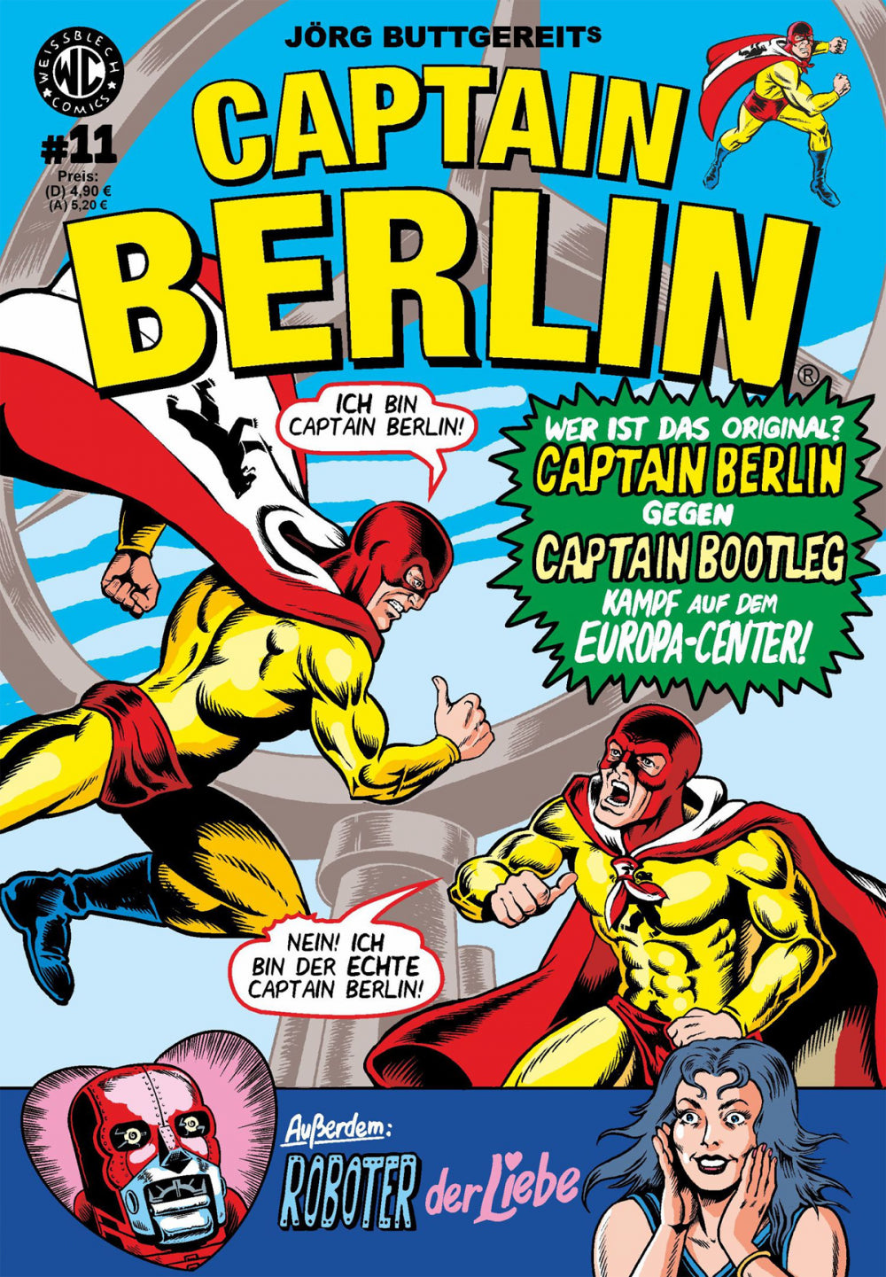 Cover Captain Berlin 11 – Weissblech