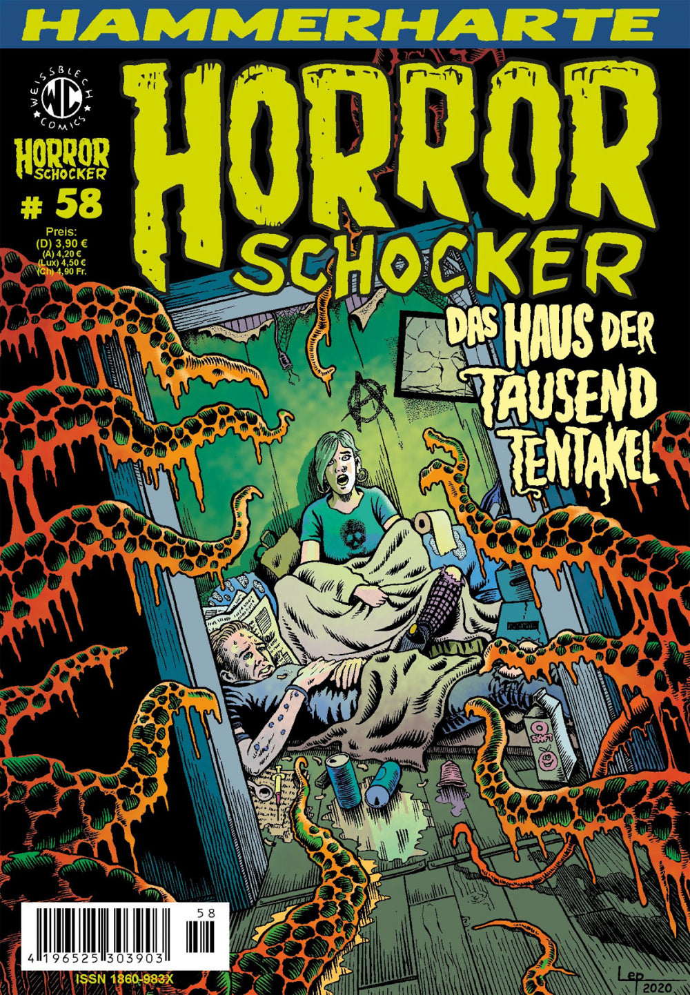 Cover Horrorschocker 58 – Das Haus der Tausend Tentakel – Weissblech