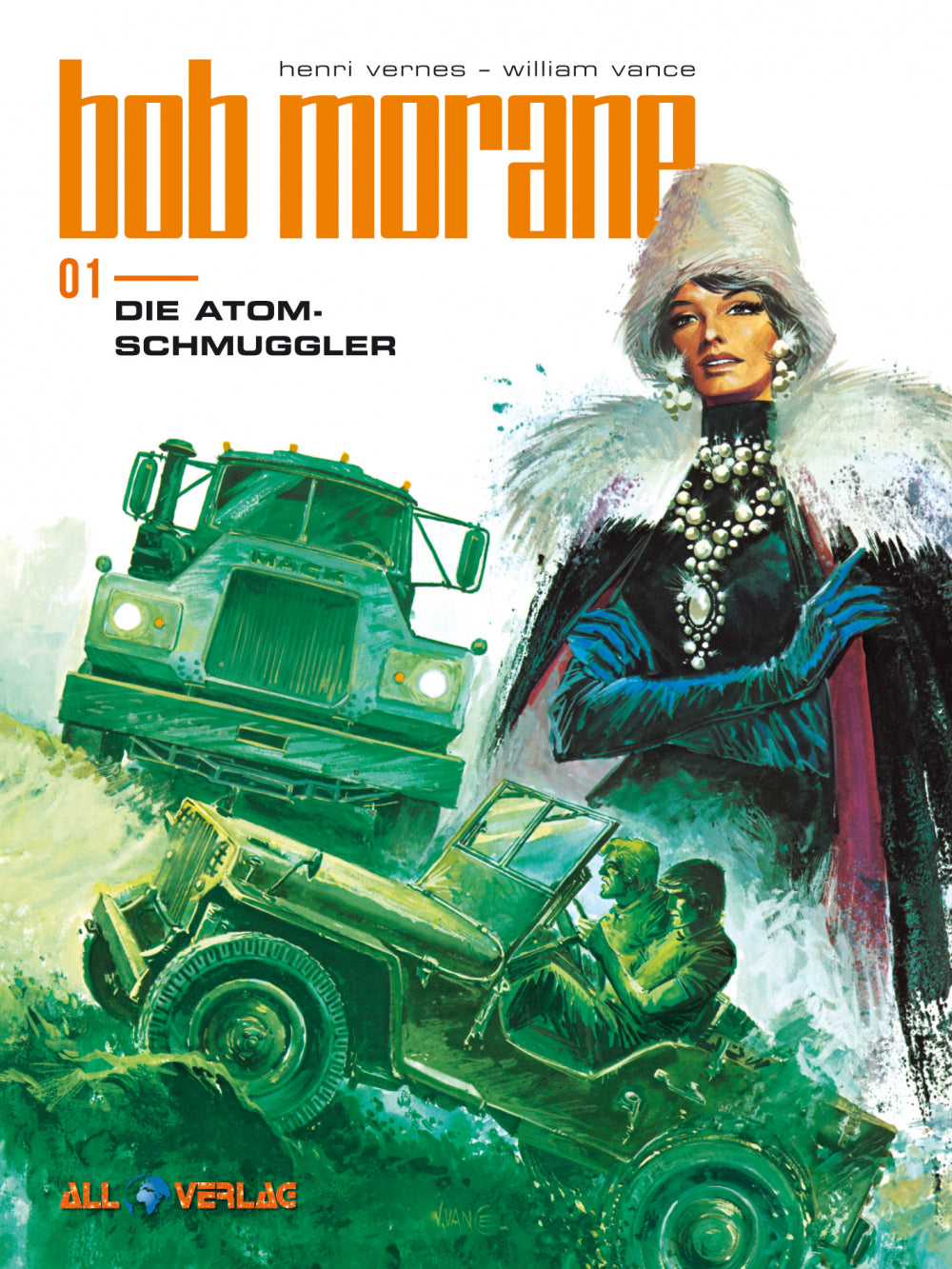 Bob Morane (All Verlag) 01 – Die Atom-Schmuggler – Cover