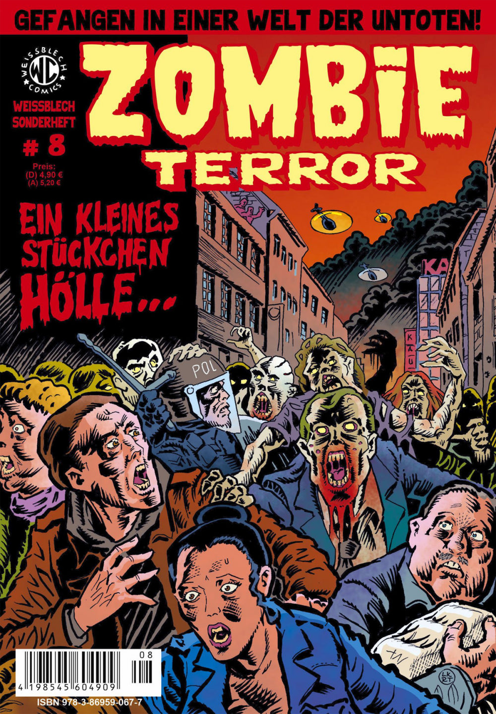 Cover Zombie Terror Sonderheft 8 – Ein kleines Stückchen Hölle... – Weissblech