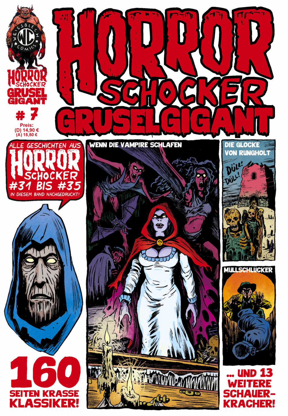 Cover Horrorschocker Grusel Gigant 7 – Horrorschocker 31 bis 35 – Weissblech