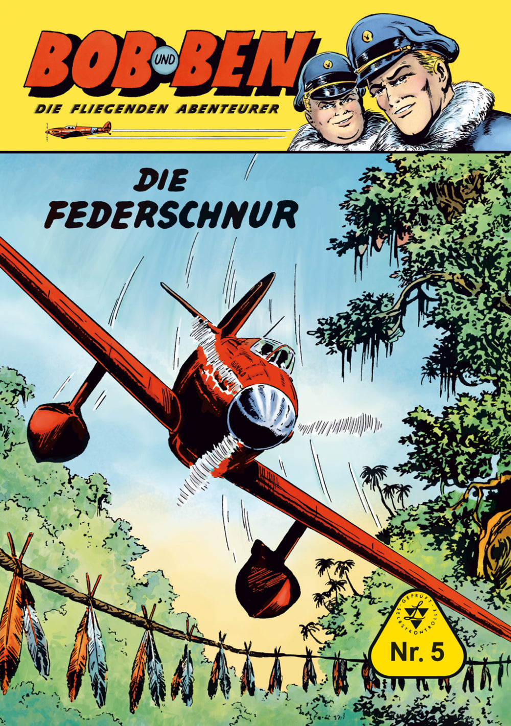 Bob und Ben 5 – Die Federschnur – Cover