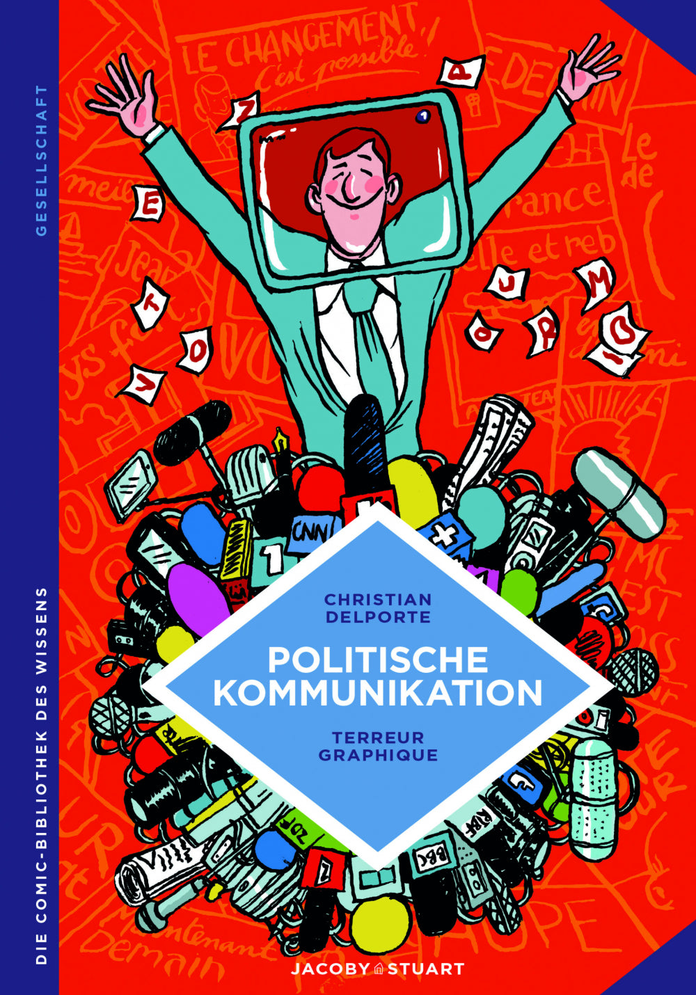 Die Comic-Bibliothek des Wissens: Politische Kommunikation – Cover