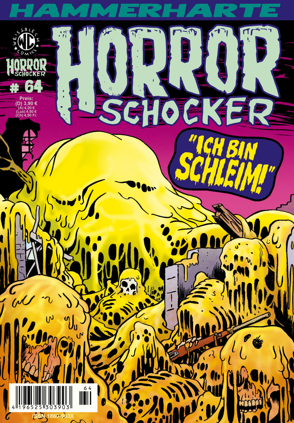 Cover Horrorschocker 64 – Ich bin Schleim! – Weissblech