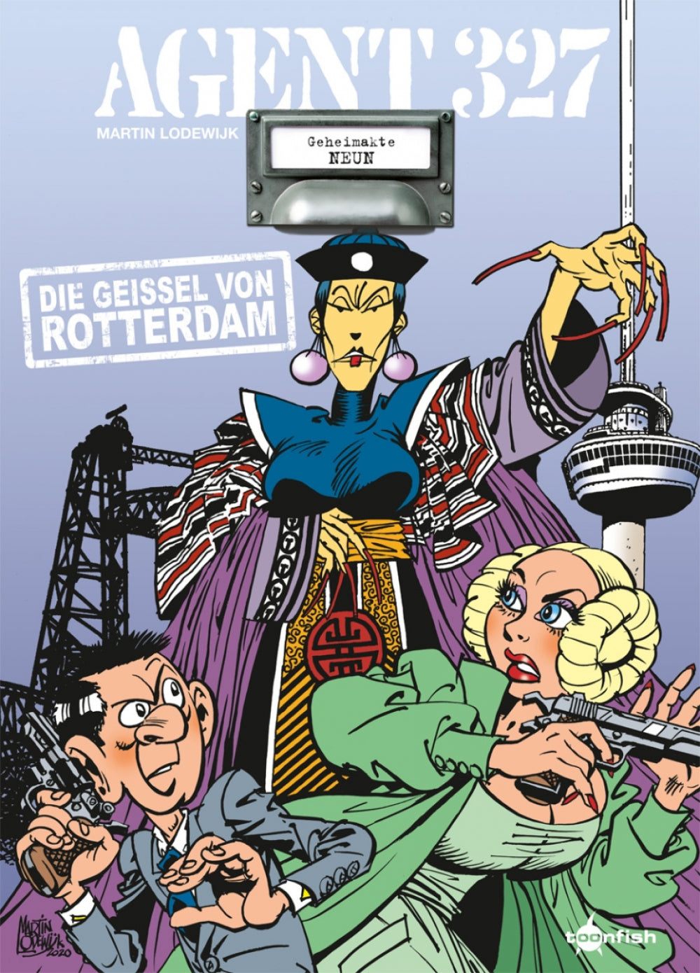 Cover Agent 327 Band 9 – Die Geissel von Rotterdam – toonfish