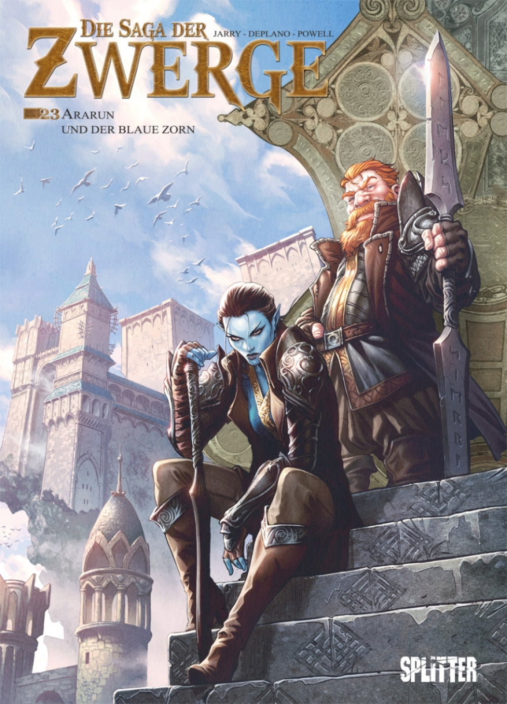 Die Saga der Zwerge 23 – Ararun und der blaue Zorn – Cover