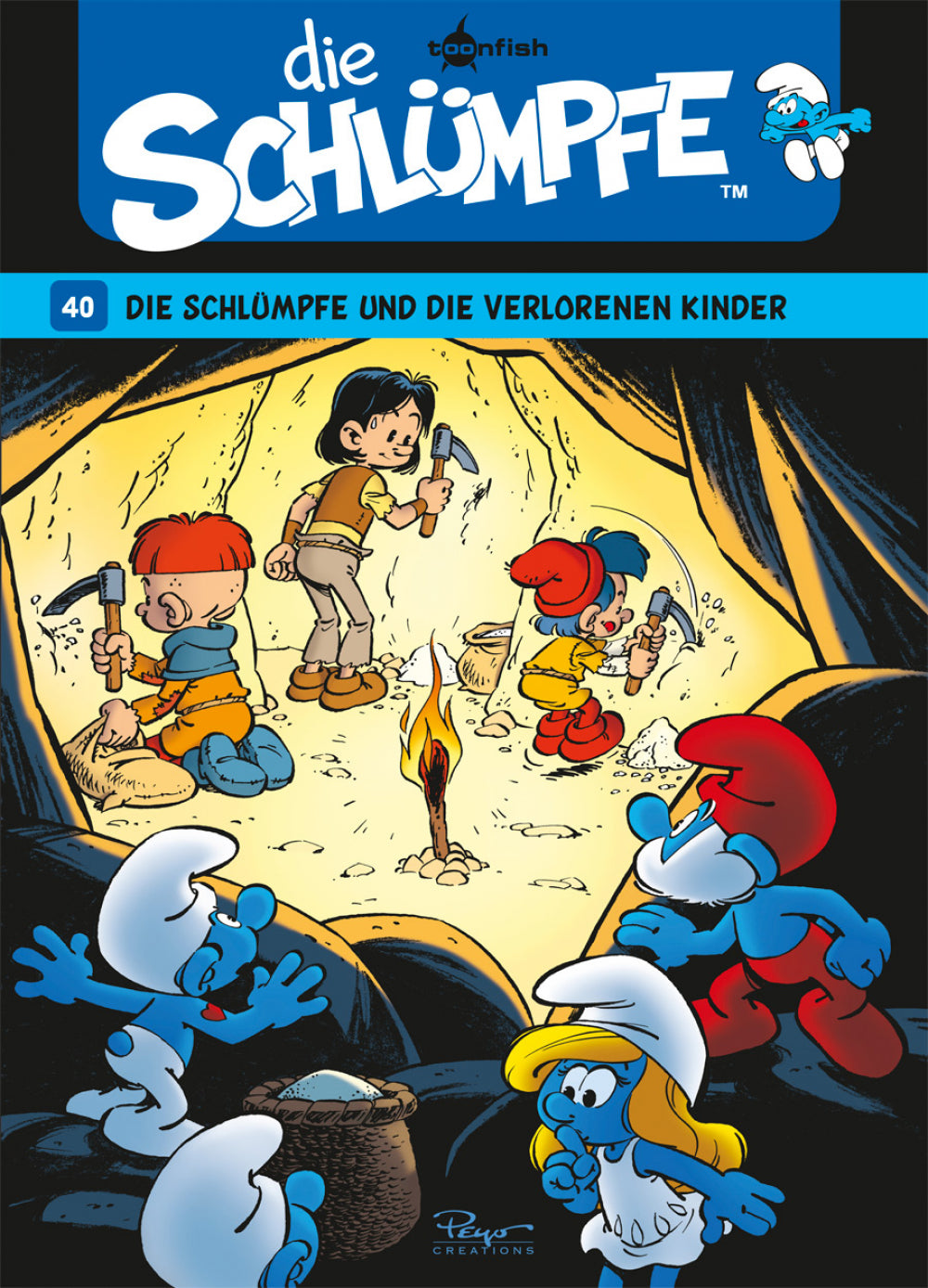 Cover Die Schlümpfe 40 – ...und die verlorenen Kinder – toonfish