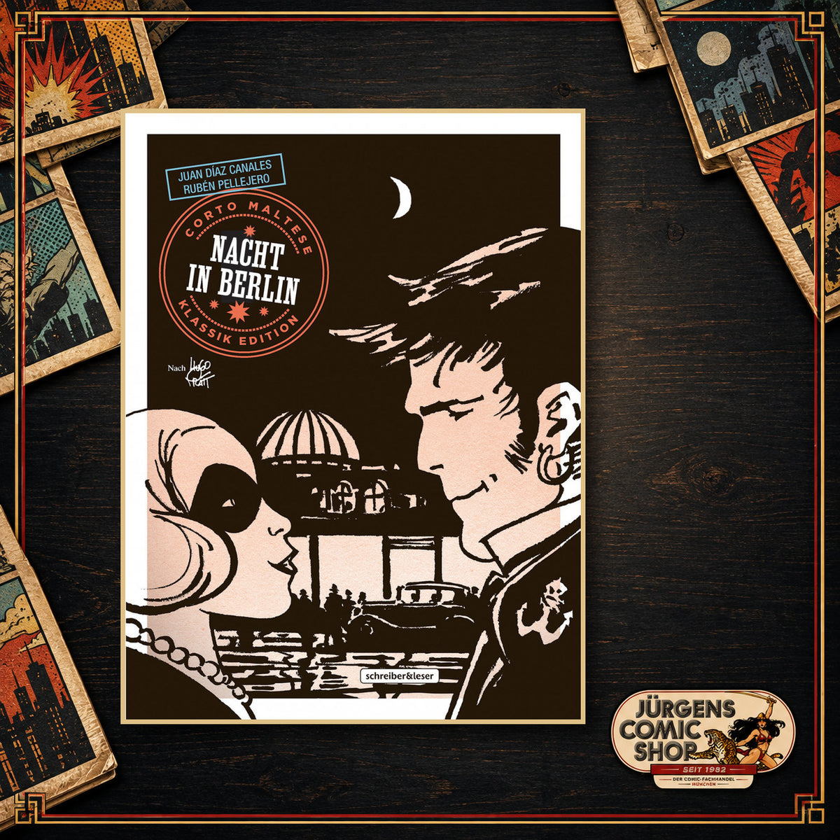 Corto Maltese 16 (s/w) Klassik Edition – Nacht in Berlin