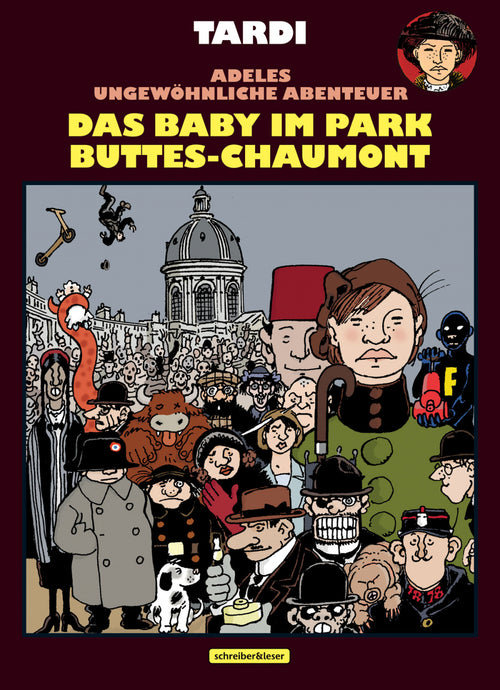 Adele Blanc-Sec - Das Baby im Park Buttes-Chaumont – Cover