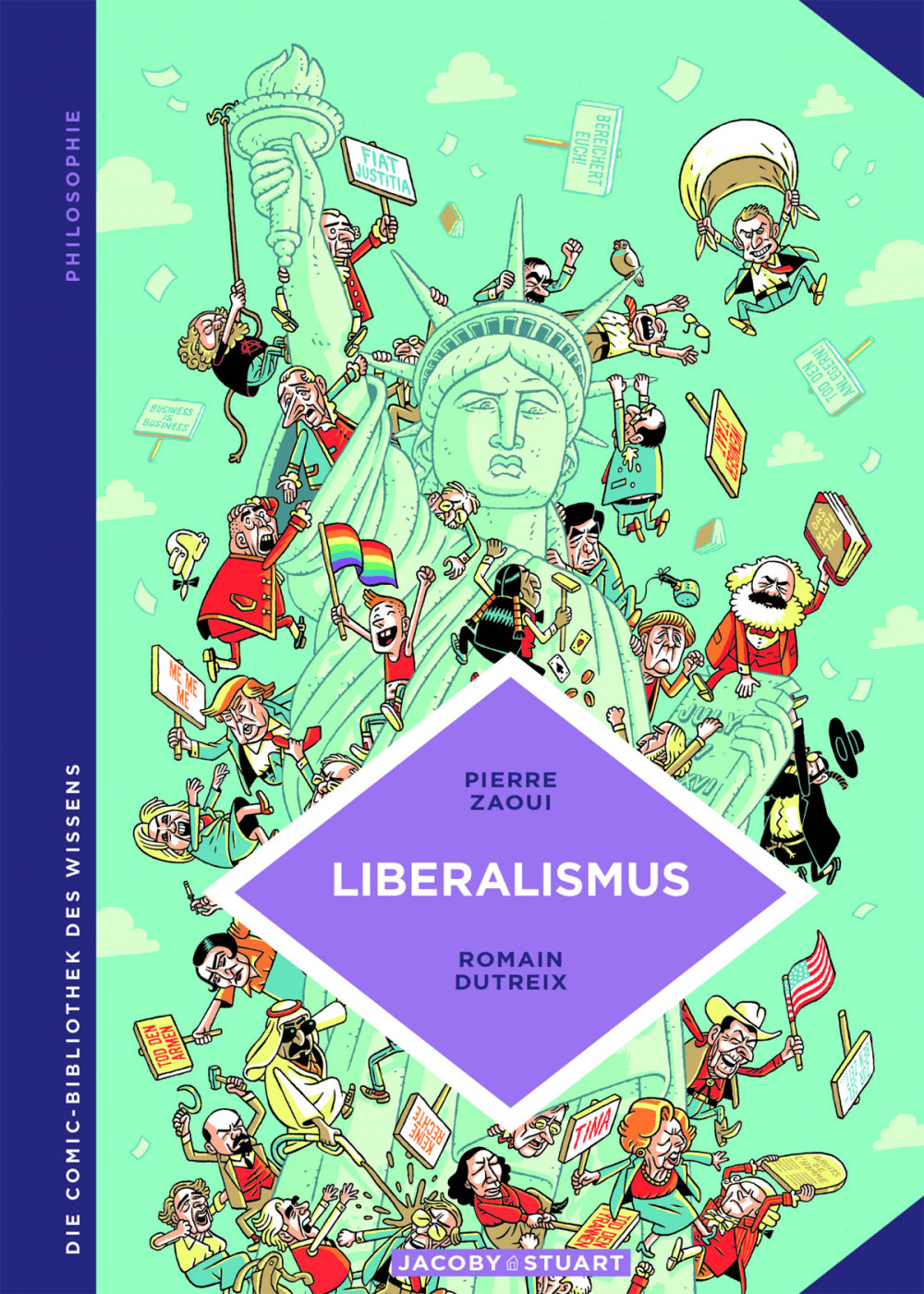Die Comic-Bibliothek des Wissens: Liberalismus – Cover