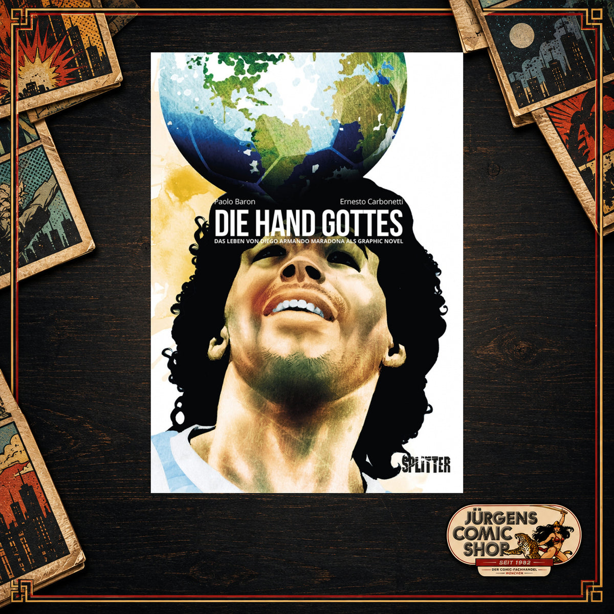 Die Hand Gottes – Diego Armando Maradonas Leben als Graphic Novel