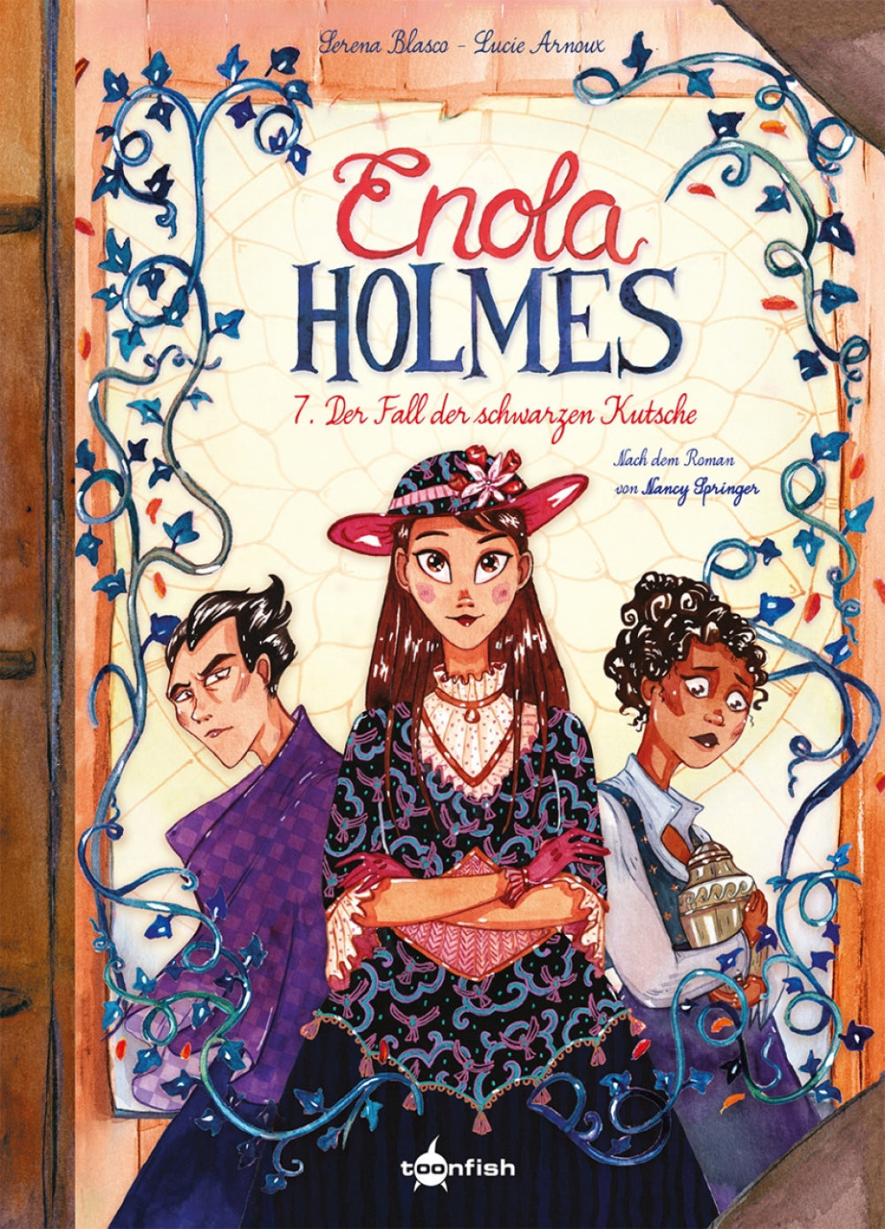 Cover Enola Holmes 7 – Der Fall der schwarzen Kutsche – toonfish
