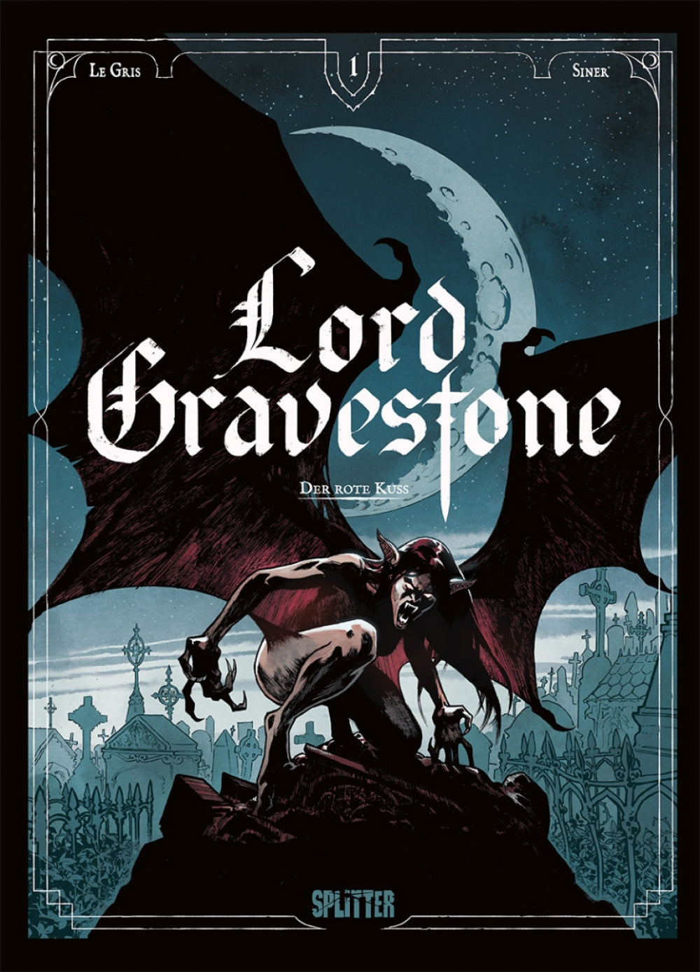 Lord Gravestone 1 – Der rote Kuss – Cover