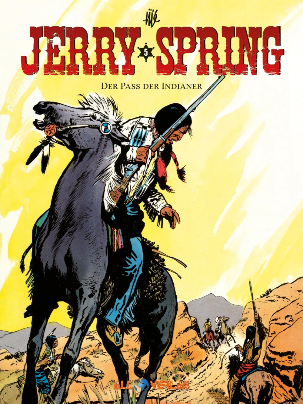 Jerry Spring 5 – Der Pass der Indianer – Cover