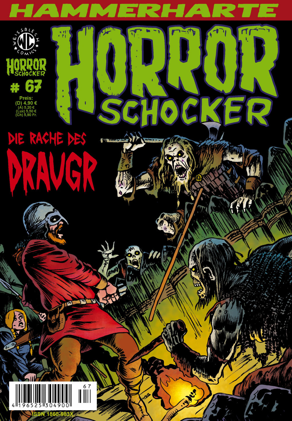 Cover Horrorschocker 67 – Die Rache des Draugr – Weissblech