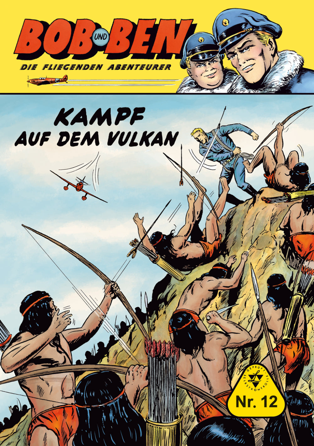 Bob und Ben 12 – Kampf auf dem Vulkan – Cover
