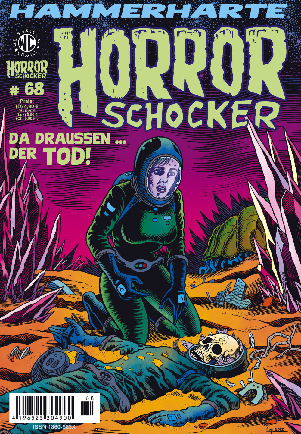 Cover Horrorschocker 68 – Da draußen der Tod – Weissblech