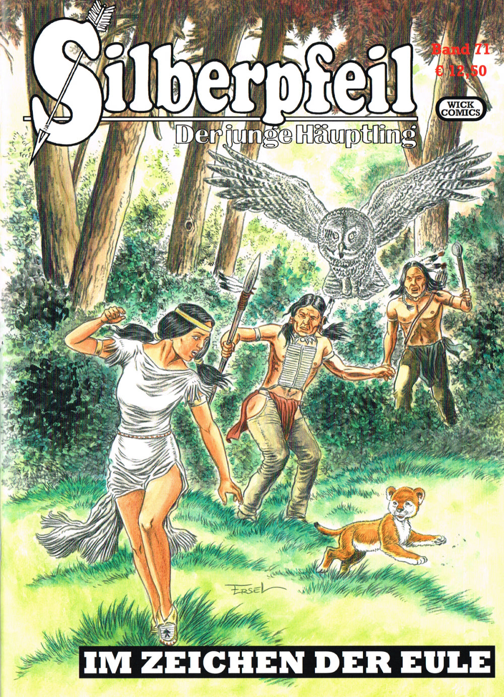 Cover Silberpfeil 71 – Im Zeichen der Eule – Wick Comics