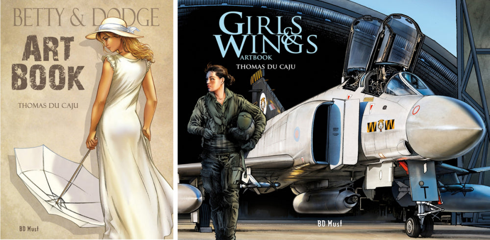 Collection Artbook Du Caju – Artbook Betty & Dodge + Artbook Girls & Wings – Cover
