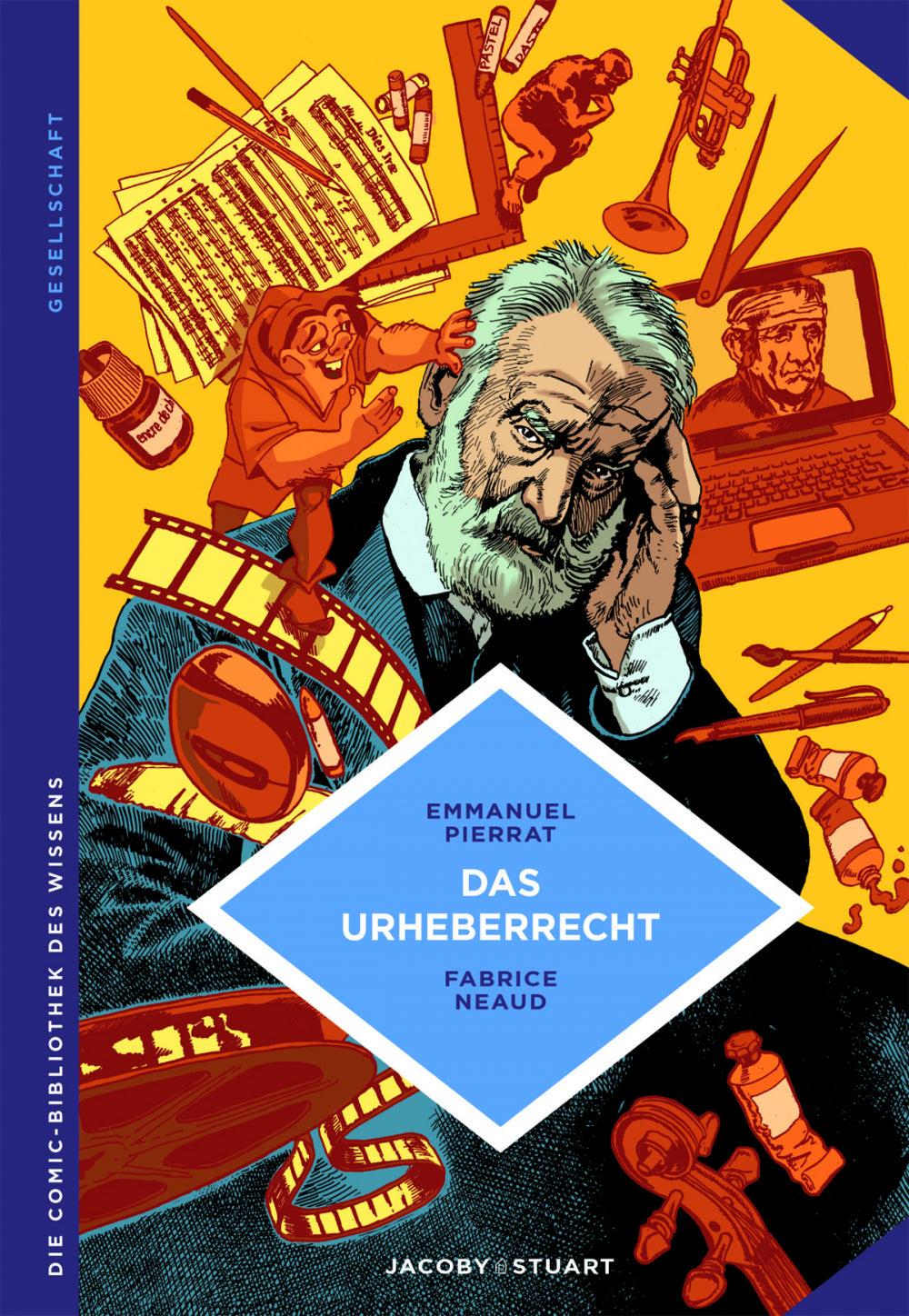 Die Comic-Bibliothek des Wissens: Das Urheberrecht – Cover