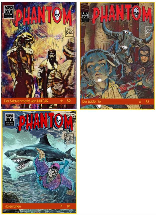 Phantom 82.-84. Abenteuer (ECR Verlag) – Cover