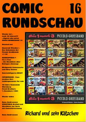 Comic Rundschau 16 – Blickpunkt Comicmarkt – Cover