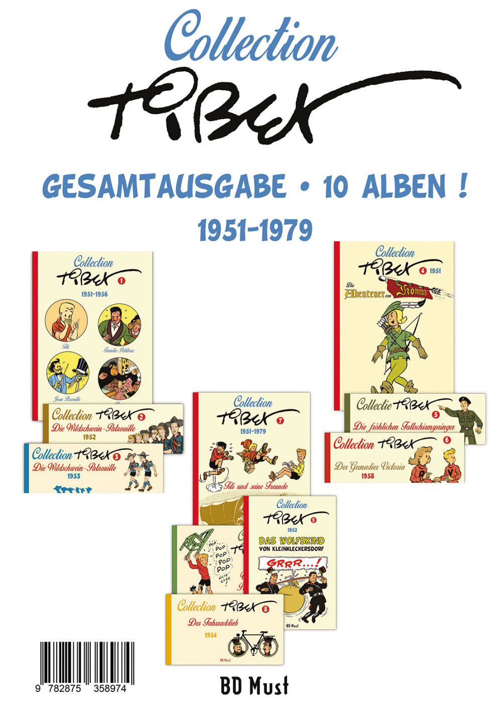 Collection Tibet Gesamtausgabe – 10 Alben – Cover