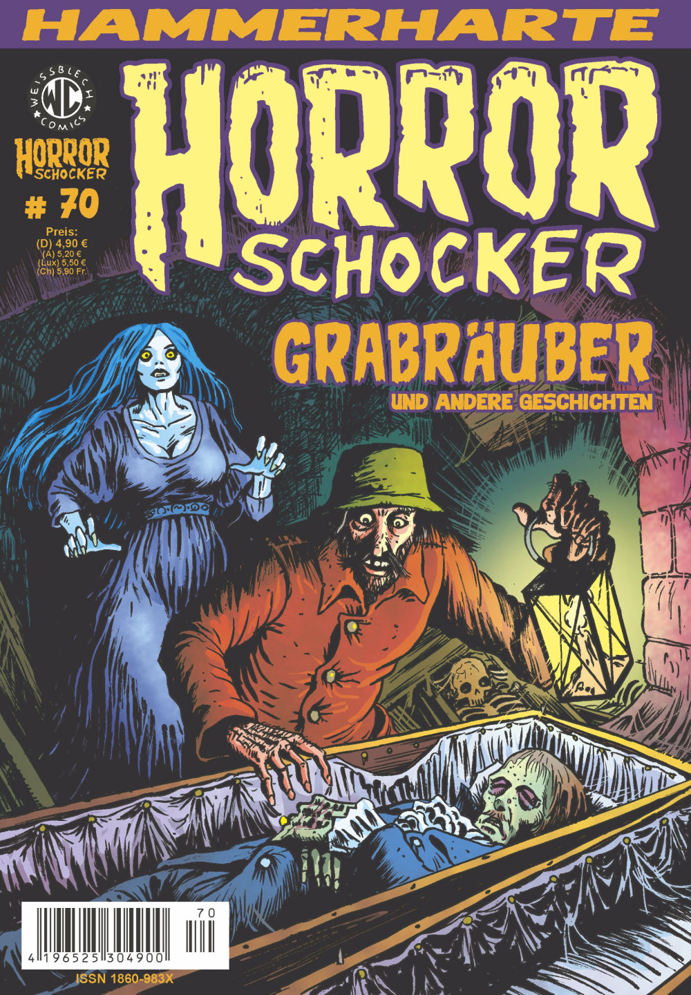 Cover Horrorschocker 70 – Grabräuber – Weissblech