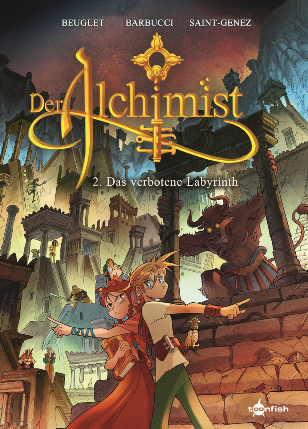 Cover Der Alchimist 2 – Das verbotene Labyrinth – toonfish
