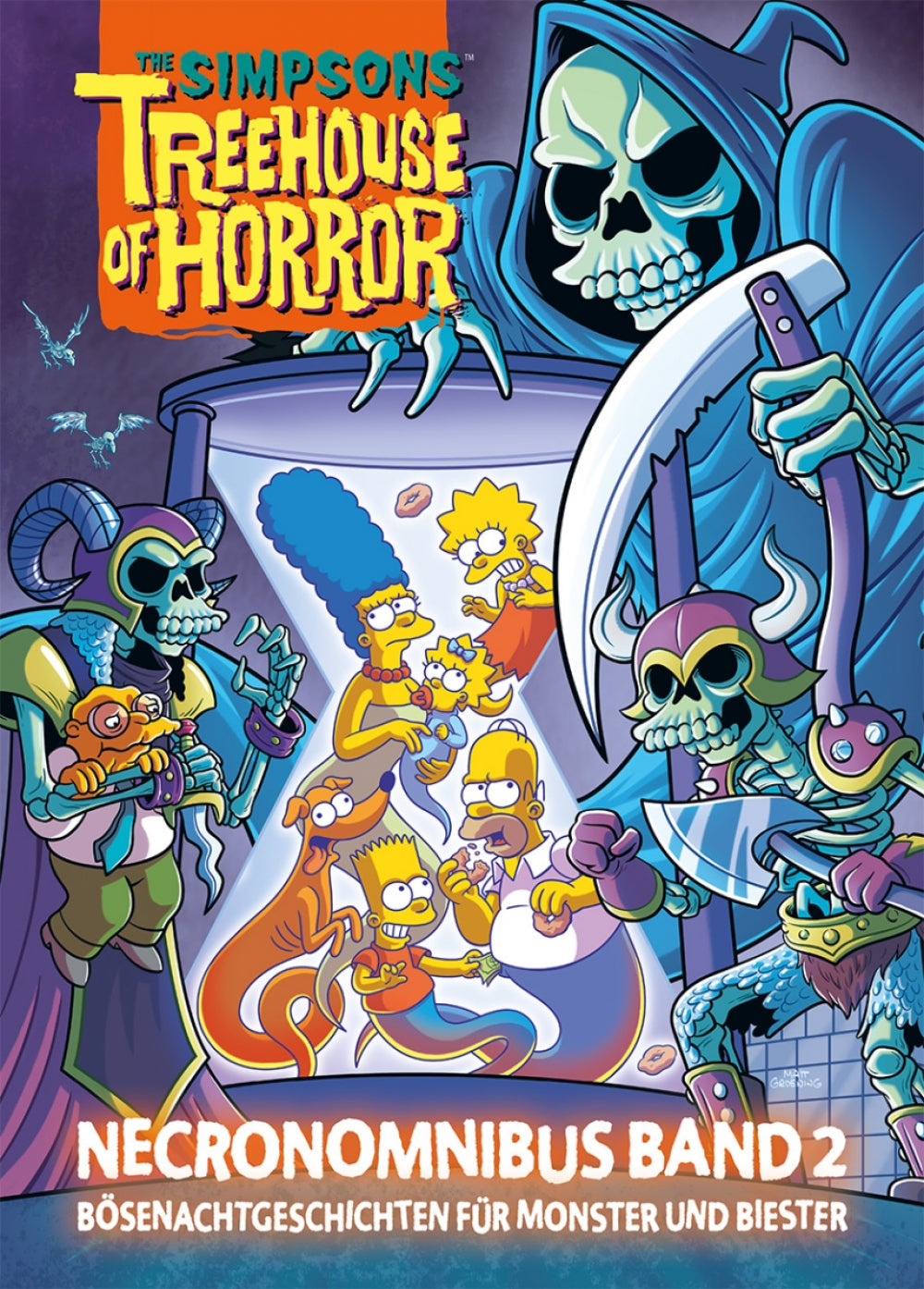 Cover The Simpsons: Treehouse of Horror Necronomnibus 2 – Bösenachtgeschichten für Biester und Monster – toonfish