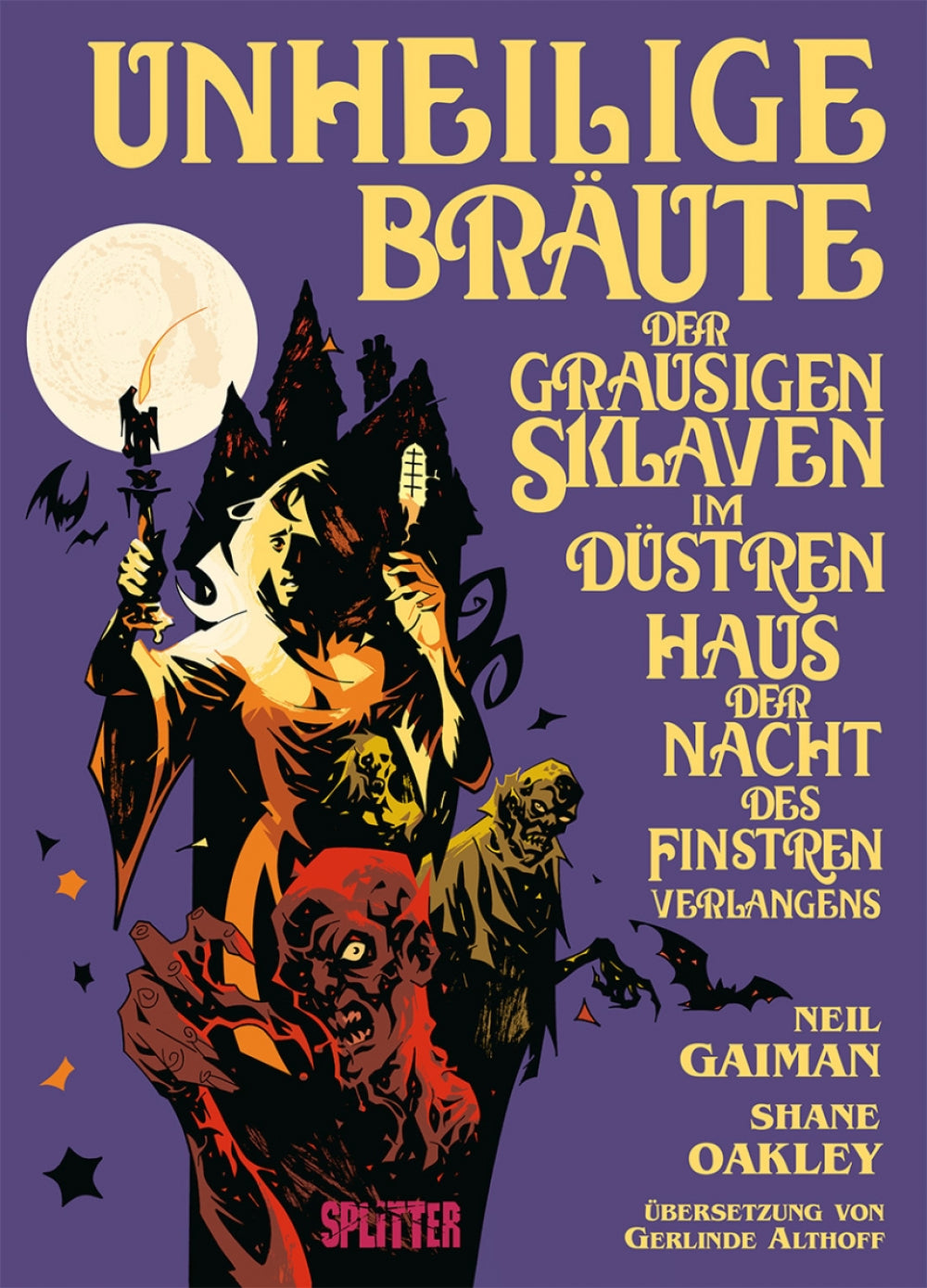 Unheilige Bräute der grausigen Sklaven im düstren Haus der Nacht des finstren Verlangens – Cover
