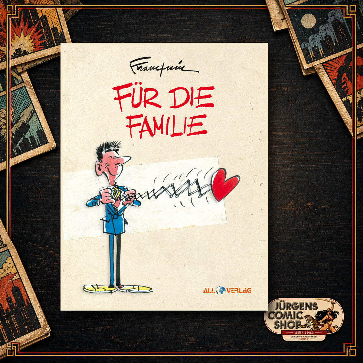 Für die Familie – Gezeichnete Gutscheine und Glückwünsche