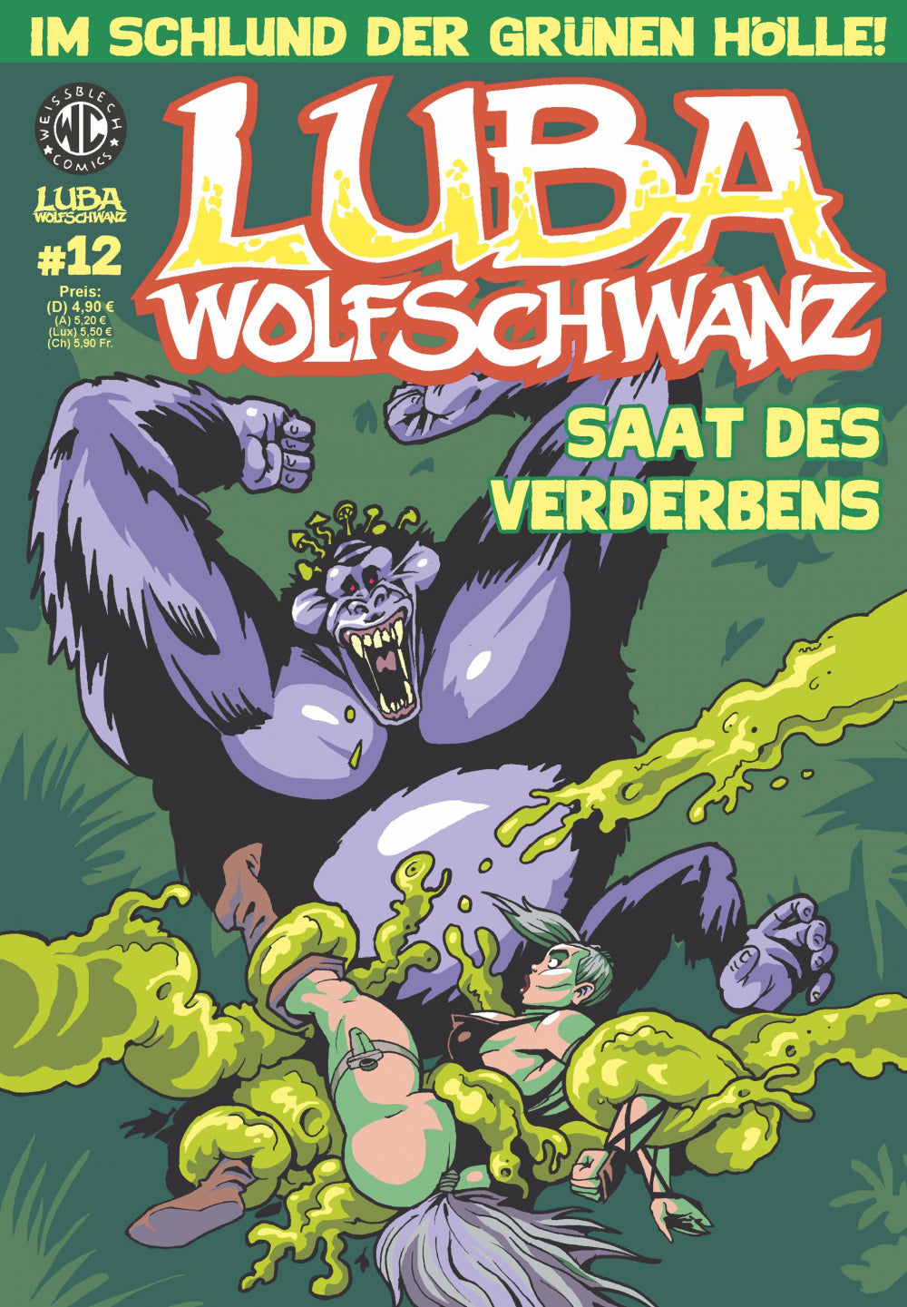 Cover Luba Wolfschwanz 12 – Saat des Verderbens – Weissblech