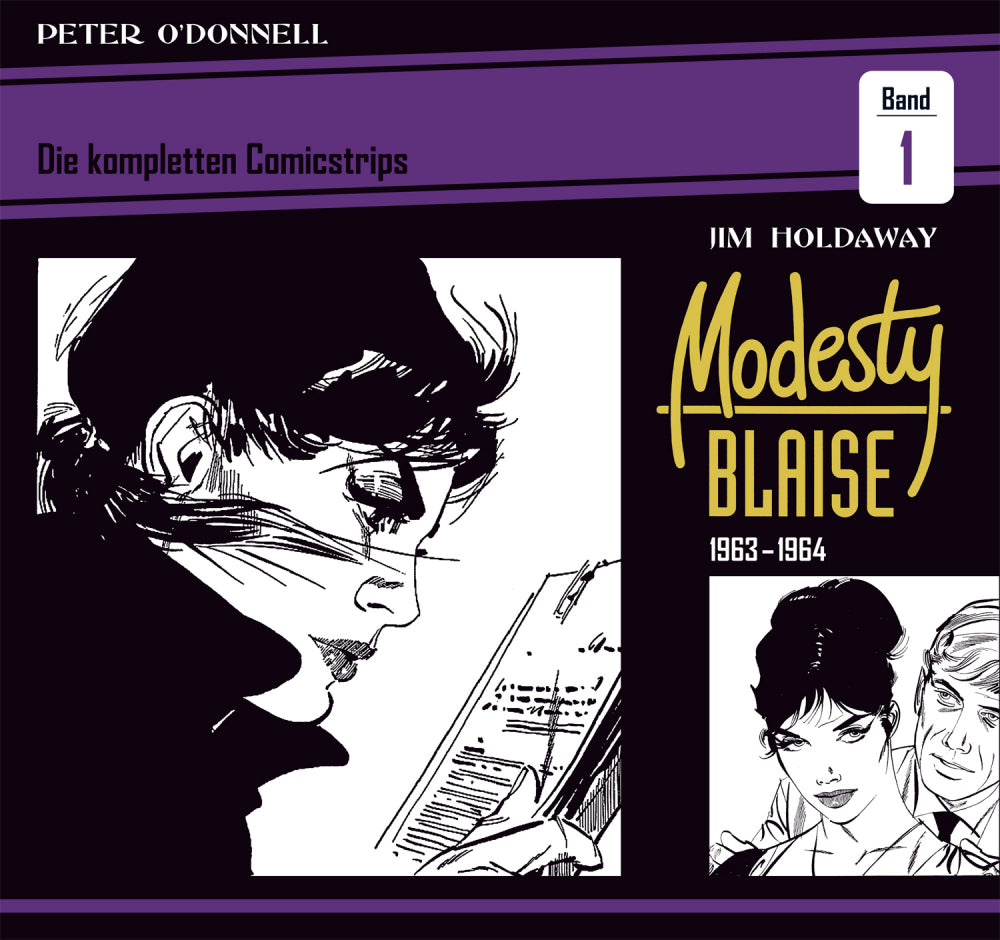 Modesty Blaise 1 – Die kompletten Comicstrips - 1963 - 1964 – Cover