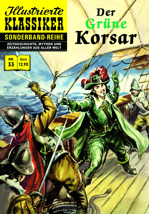 Illustrierte Klassiker Sonderband 33 – Der Grüne Korsar – Cover