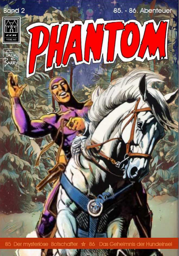 Phantom 85.-86. Abenteuer Hardcover (ECR Verlag) – Cover