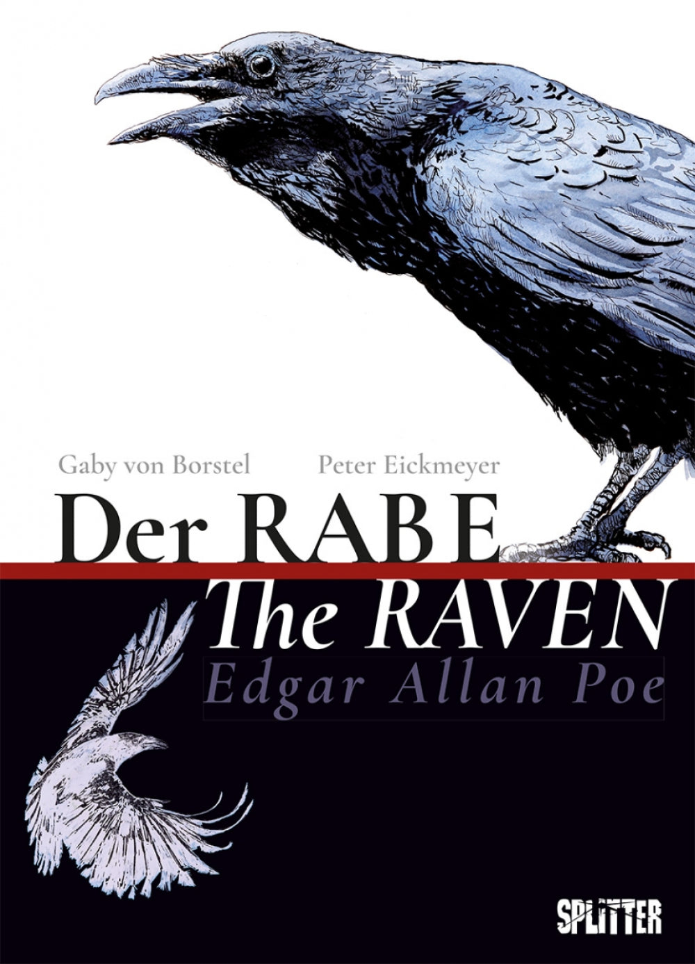 Der Rabe / The Raven – Illustriertes Gedicht nach Edgar Allan Poe – Cover