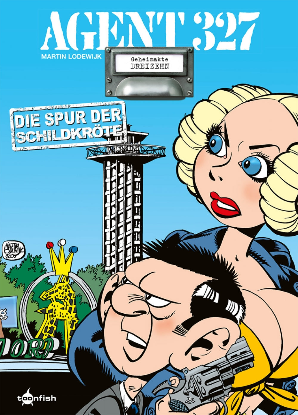Cover Agent 327 Band 13 – Die Spur der Schildkröte – toonfish
